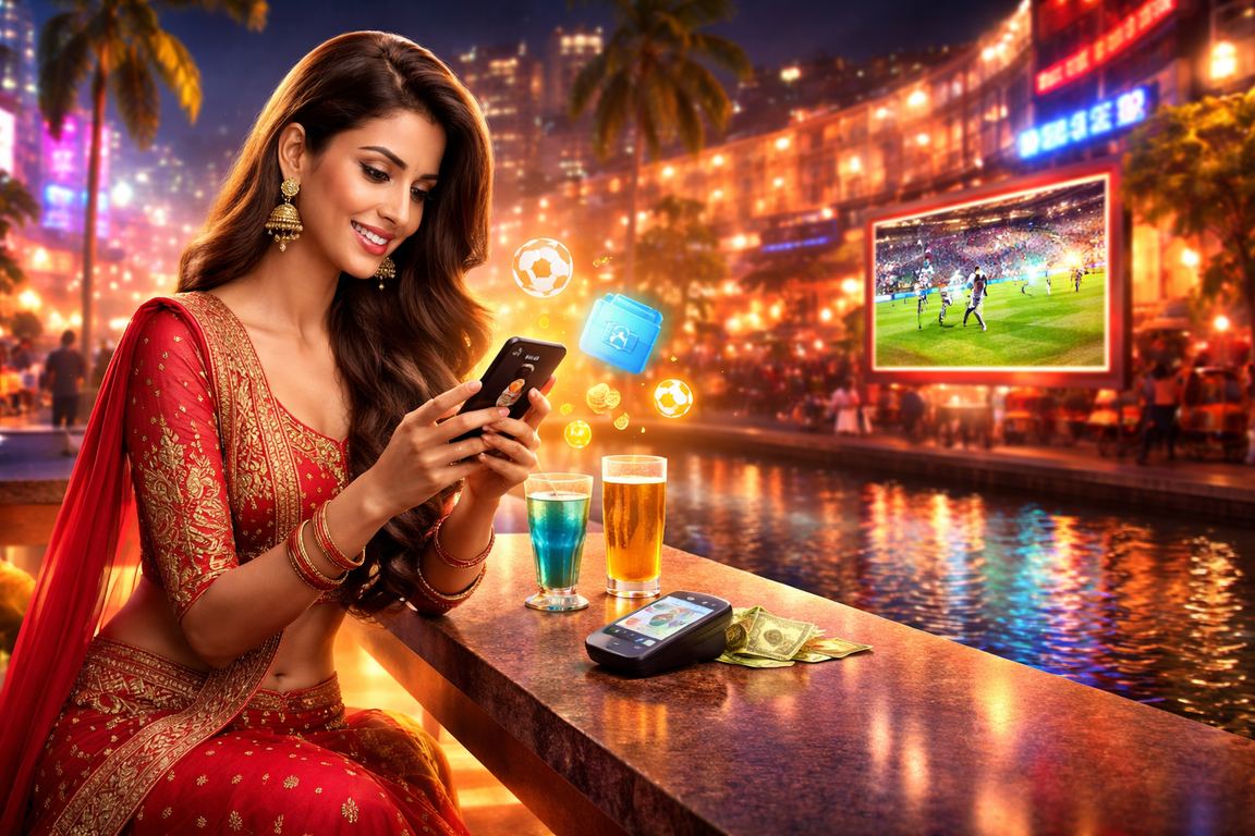 Andar Bahar card game with dealer and chips